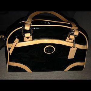 Black and Tan Coach Purse